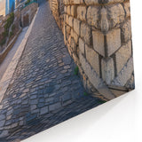 Azeri Culture Art - Baku Skyline Print Caspian Sea and Caucasus Canvas