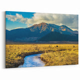 Golden Valley Bhutan Art - Bhutan Scenic Landscape Prints for Home Decor