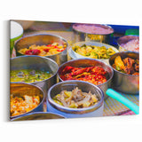 Bhutanese Cuisine Art - Vibrant Bhutan Food Prints for Kitchen Decor