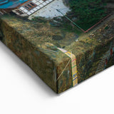 Majestic Bhutan Monastery Wall Art - Scenic Landscape Canvas Print