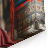 Wisdom of Bhutan Elder Wall Art - Serene Portrait Canvas Print