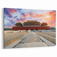 Forbidden City Sunset - Beijing Scenic Art Canvas Print