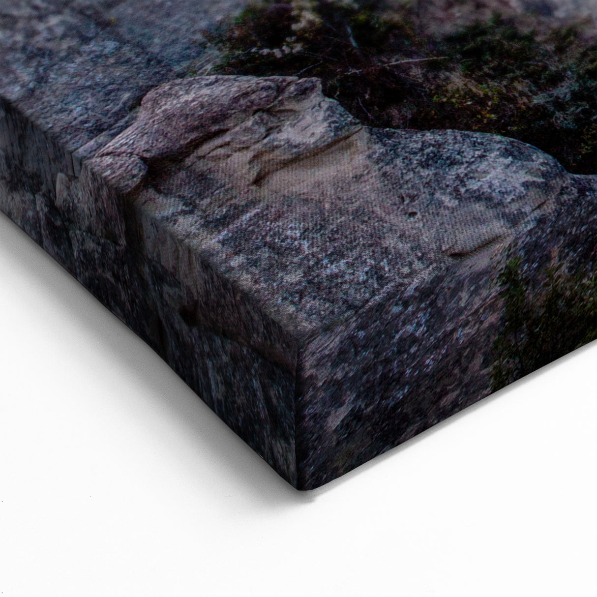 Alberta Sunset Wall Art - Hoodoo Rock Formations at Sunset Canvas Print