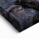 Alberta Sunset Wall Art - Hoodoo Rock Formations at Sunset Canvas Print