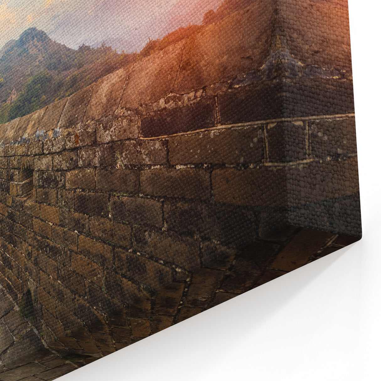 Great Wall Sunset Canvas Art – Stunning Chinese Scenery Wall Decor