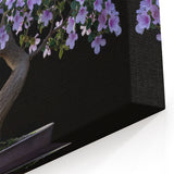 Elegant Lavender Bonsai Tree Wall Art - Japanese Zen-Inspired Prints