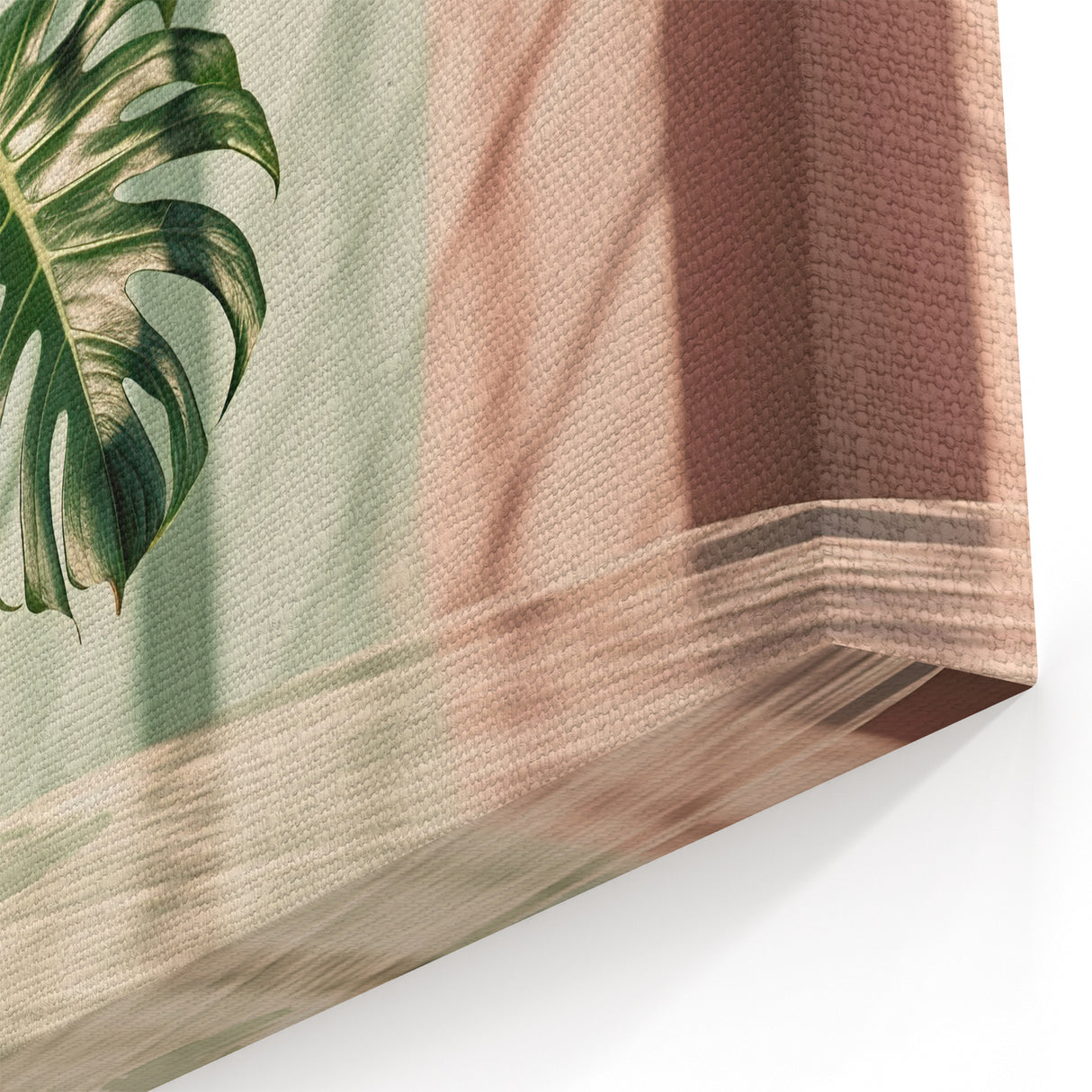 Monstera in Vase Wall Art - Minimalist Botanical Print for Modern Decor