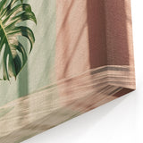 Monstera in Vase Wall Art - Minimalist Botanical Print for Modern Decor