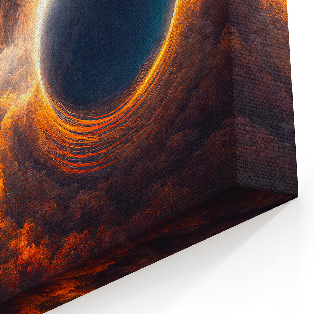 Black Hole Wall Art | Cosmic Space-Themed Canvas Print | Astronomical Decor