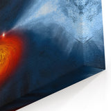 Celestial Black Hole Wall Art | Space-Themed Canvas Print | Cosmic Decor