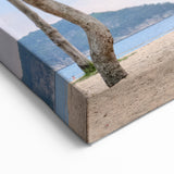 Hong Kong Beach Art - Serene Lifeguard Tower Coastal Wall Decor