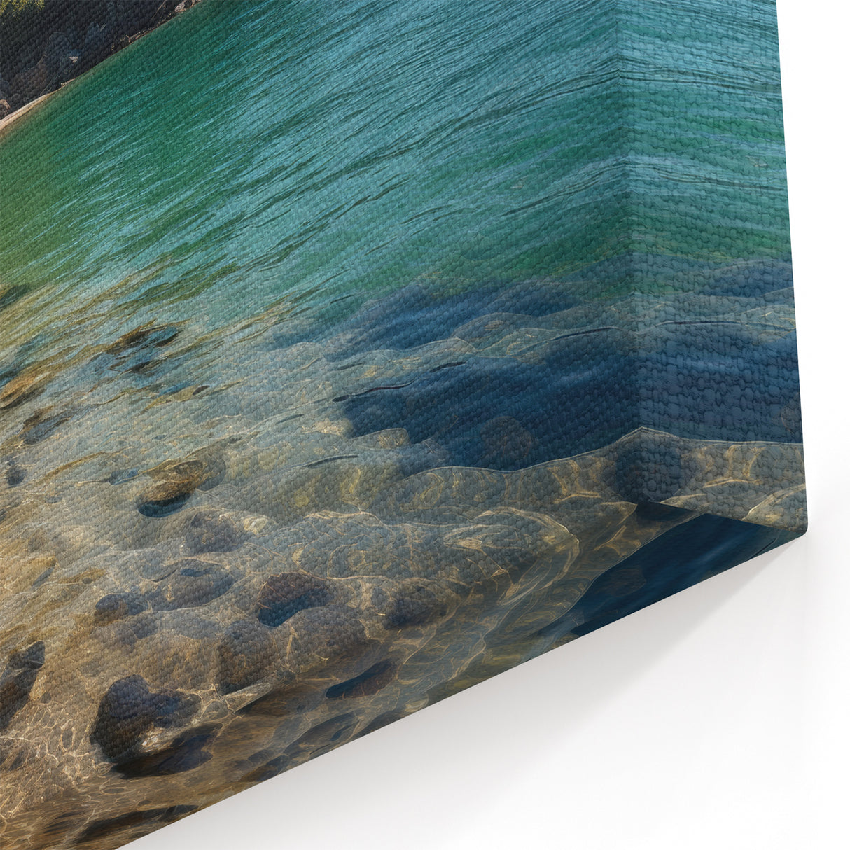Hong Kong Coastal Art - Serene Beach and Ocean Wall Decor Print