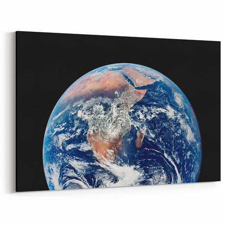 Earth from Space Wall Art - Vivid View of Africa and Middle East Print