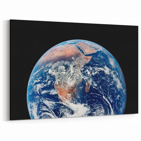 Earth from Space Wall Art - Vivid View of Africa and Middle East Print