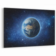 Earth in the Cosmos Wall Art - Stunning Space and Stars Decor Print