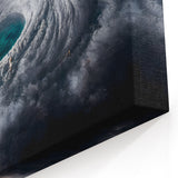 Cyclone Eye from Space - Earth and Space Phenomena Wall Art Print