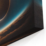 Stunning Solar Eclipse Wall Art – Space-Themed Eclipse Canvas Print