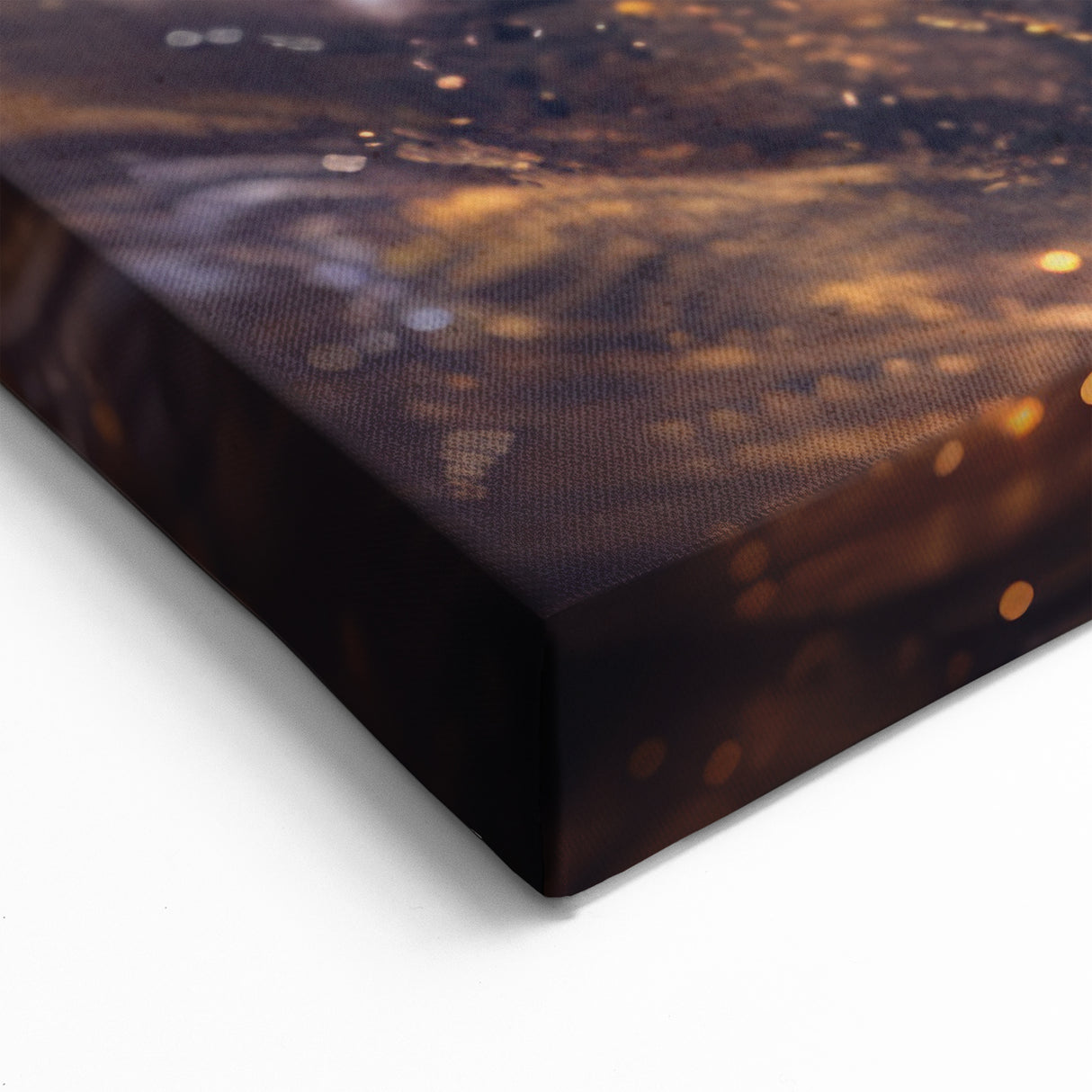 Cosmic Swirl Galaxy Wall Art: Golden Nebula & Astronomy Canvas Prints