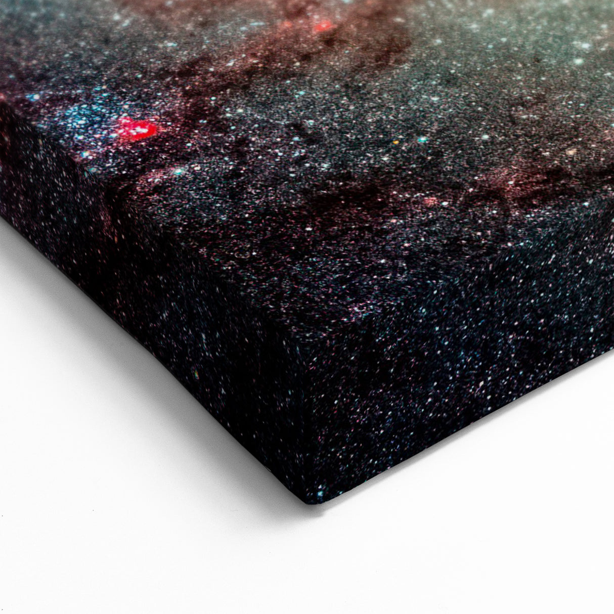 Fiery Spiral Galaxy Wall Art: Cosmic Nebula & Space Canvas Prints