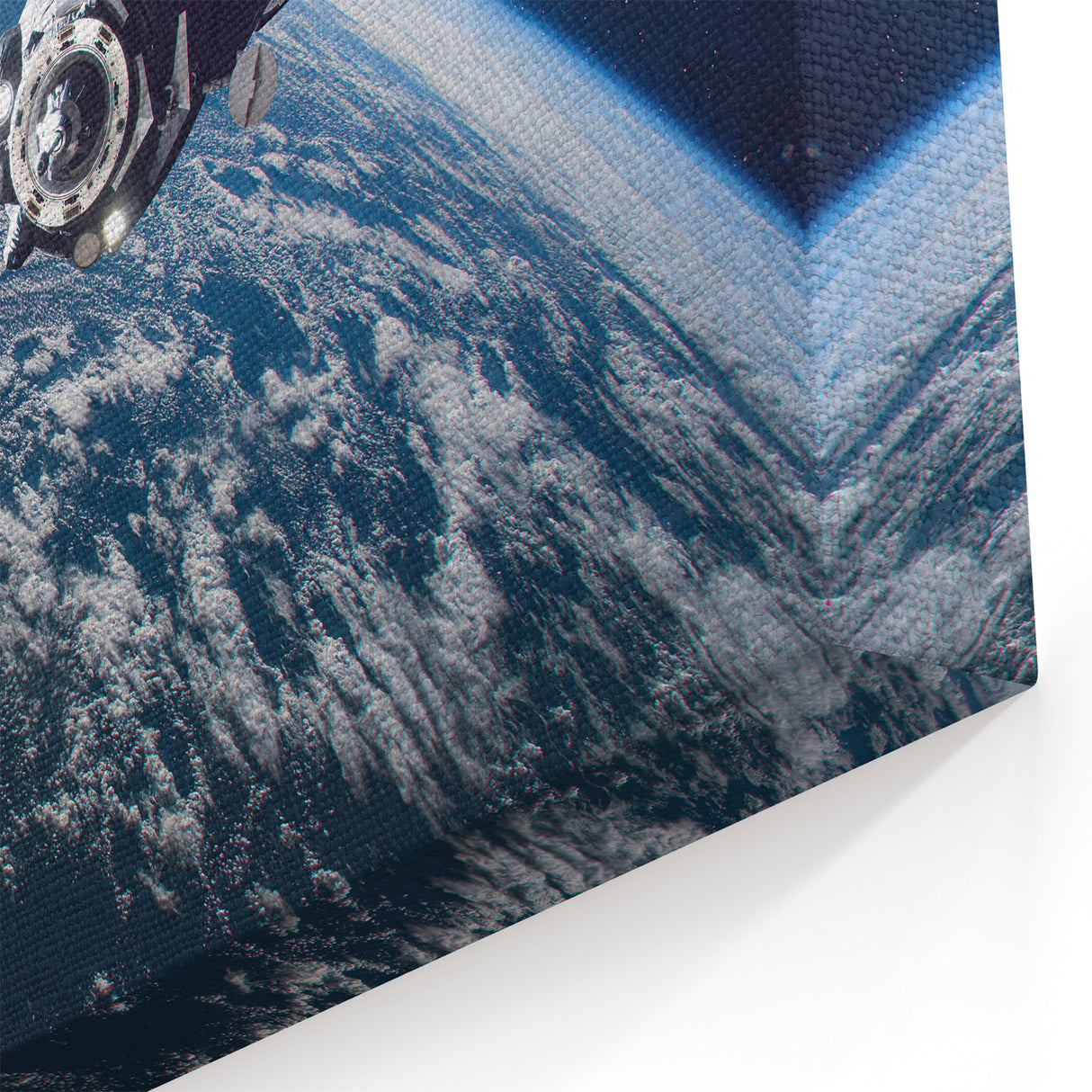 Satellite Orbit Over Earth - Stunning NASA Space Missions Wall Art