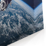 Satellite Orbit Over Earth - Stunning NASA Space Missions Wall Art