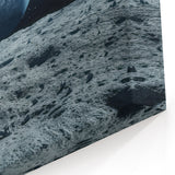 Earthrise Over Moon – Captivating Space-Themed Celestial Wall Art
