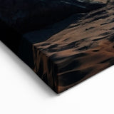 Moonlit Tropical Beach Night – Serene Celestial Wall Art for Home Decor