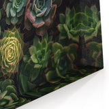 Lush Succulent Wall Art - Vibrant Green Botanical Decor for Home