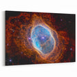 Radiant Blue Nebula Wall Art | Space Canvas Prints | Cosmic Decor