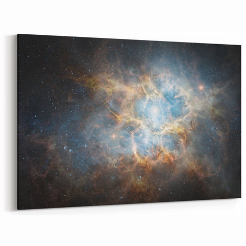 Bright Cosmic Nebula Wall Art | Space Canvas Prints | Deep Space Decor
