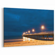 Adelaide Canvas Prints - Nighttime Pier Scene in South Australia Wall Art