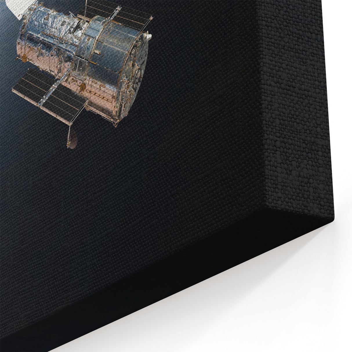 Satellite Orbiting Earth - Stunning Cosmic Wall Art for Home Decor