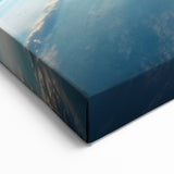 Satellite at Sunrise Over Earth - Cosmic Wall Art for Space Lovers