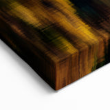 Canoeing in Manitoba - Vibrant Fall Reflections on Calm Lake Wall Art