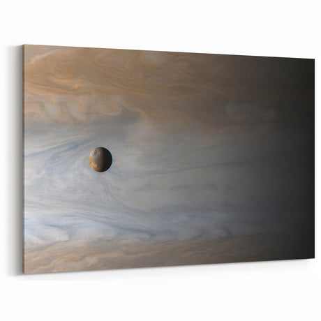 Planet in Swirling Clouds Art - Cosmic Wall Decor for Space Enthusiasts