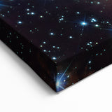 Brilliant Star Cluster Art - Cosmic Starry Night Wall Decor for Homes