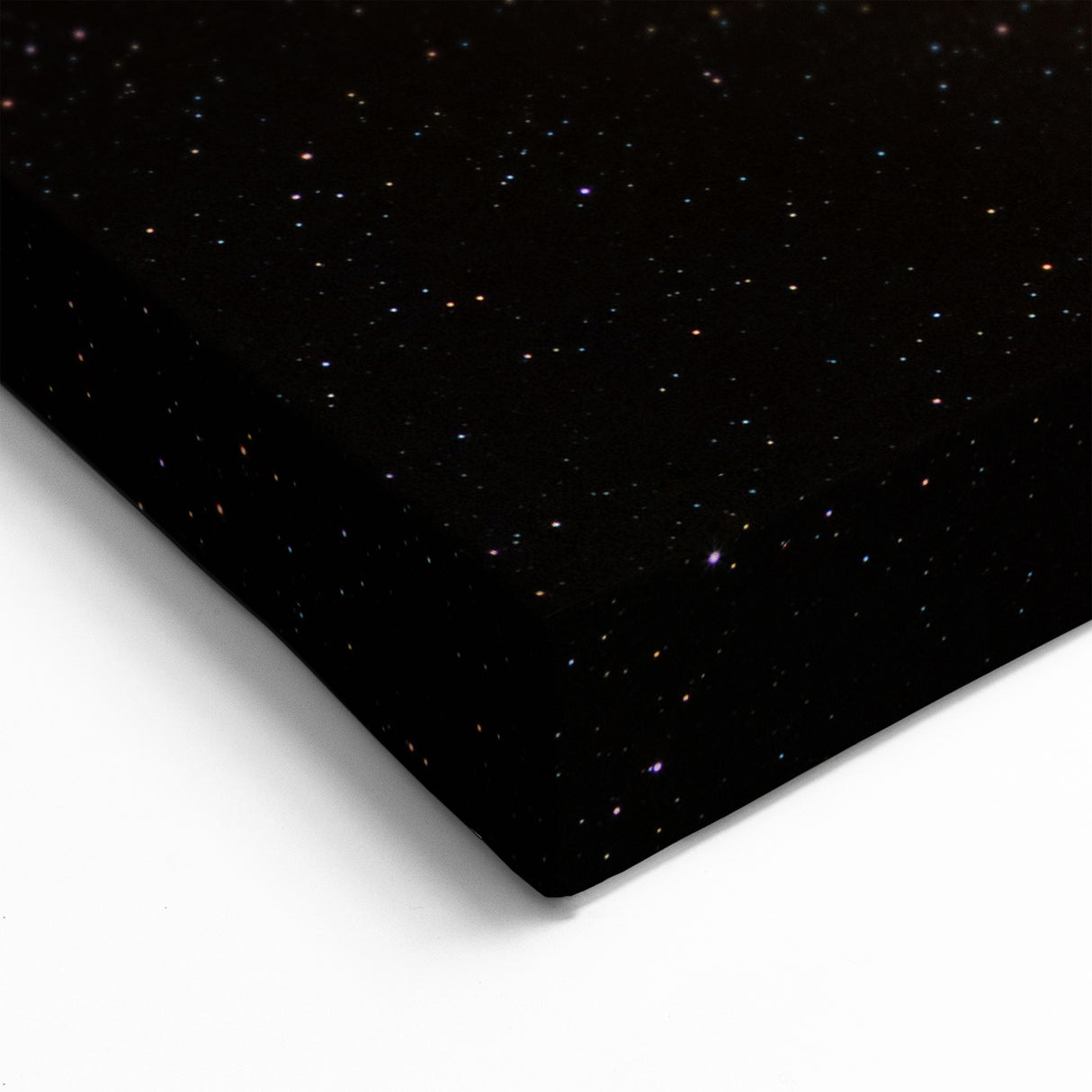 Detailed Sun in Space – Fiery Sun Wall Art with Solar Flares and Stars