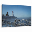 Icy Lighthouse Scene - New Brunswick Winter Wall Art & Canvas Prints