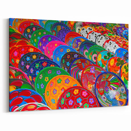 Vibrant Cancun Wall Art - Mexico Beach Prints & Colorful Coastal Decor