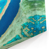 Stunning Aerial View of the Great Barrier Reef - Coastal Wall Art
