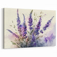 Watercolor Lavender Flower Art – Botanical Lavender Canvas Prints