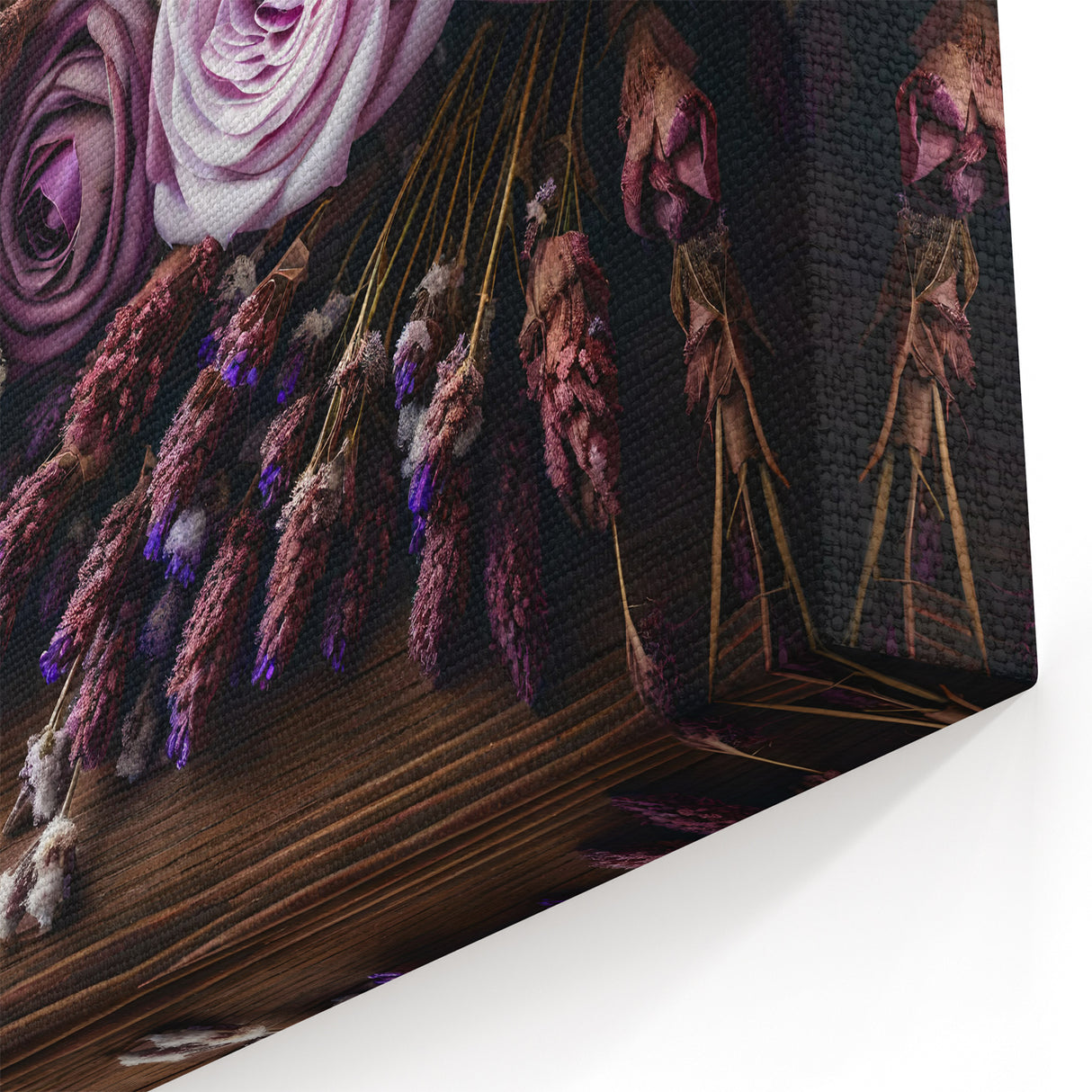 Romantic Lavender Roses Art – Elegant Floral Canvas Prints for Home Decor