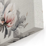 Elegant Magnolia Wall Art | Botanical Magnolia Flower Canvas | Floral Decor