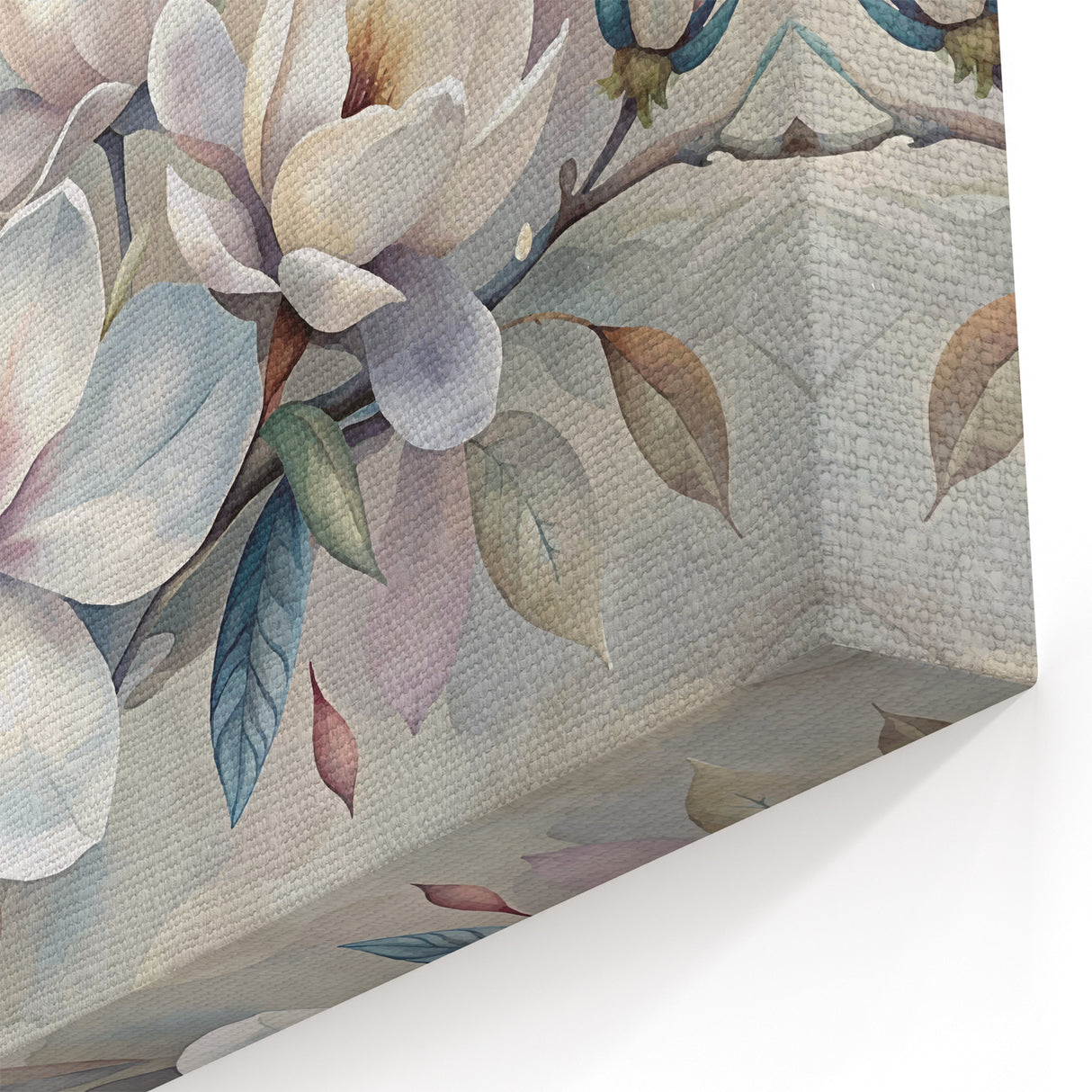 Botanical Magnolia Flower Wall Art | Southern Magnolia Canvas | Floral Decor