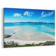 Great Barrier Reef Wall Art - Serene Tropical Beach Ocean Canvas Print