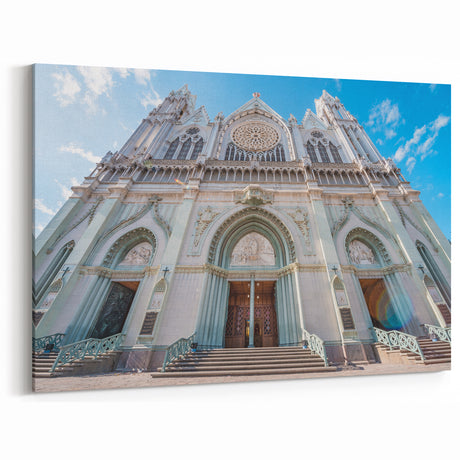 Guanajuato Wall Art - Majestic Cathedral Canvas