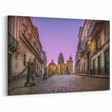 Guanajuato Wall Art - Historic Cathedral Street Canvas