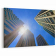 Perth Cityscape Wall Art - Sunlit Skyscrapers Perth City Art Prints