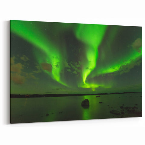 Aurora Borealis Over Northwest Territories – Northern Lights Wall Art