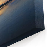 Golden Sunset by the Dock – Tranquil Northwest Territories Wall Art